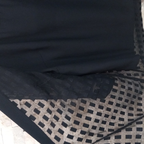 R&M Richards Karen Kwong Layered Top Open Jacket Black Size 16W - Picture 5 of 14